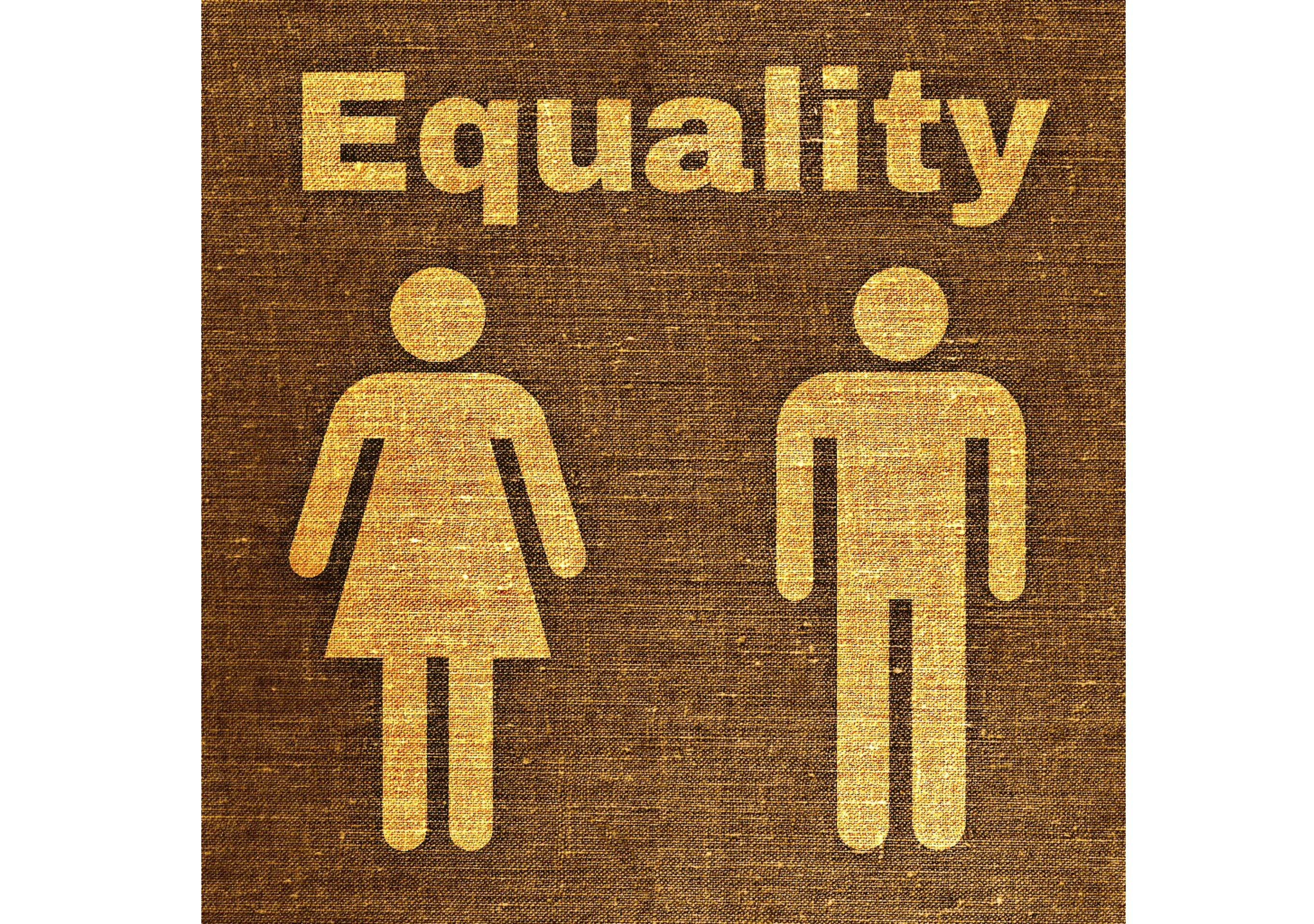 Símbolo de igualdad entre hombres y mujeres