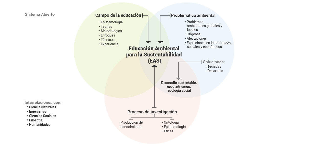Diagrama de la Educación Ambiental para la Sustentabilidad (EAS)