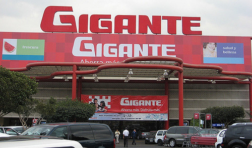fotografía de la tienda Gigante.