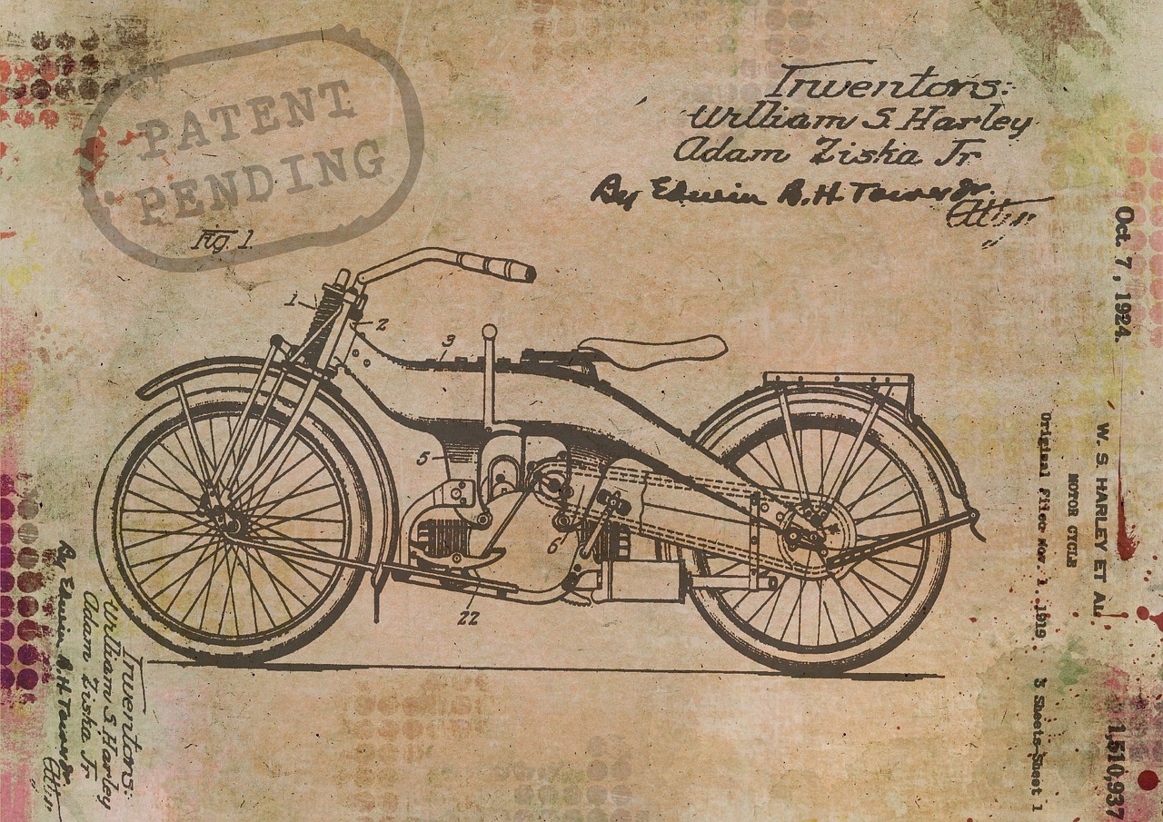  Documento de la patente de “Harley-Davidson”