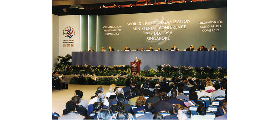 Conferencia de la Organización Mundial del Comercio.
