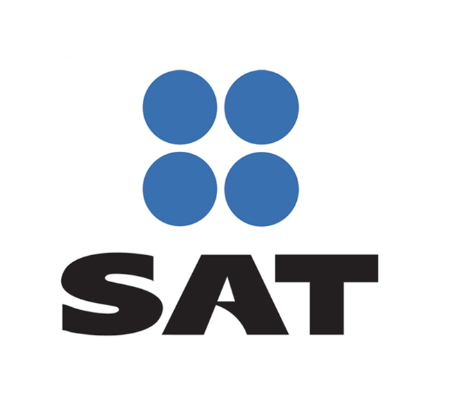 Logo del Servicio de Administración Tributaria (SAT).